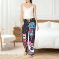 thumbnail image 5 of Uemuo Cat Icecream Pattern Women's Wide Leg Palazzo Lounge Pants with Pockets Light Weight Loose Comfy Casual Pajama Pants-XX-Large, 5 of 9