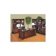 thumbnail image 3 of Beaumont Lane 7-Shelf 84"H Wood Bookcase in Burnish, 3 of 3