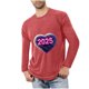 thumbnail image 1 of Blusas y camisas de manga larga con cuello redondo para hombre, deportivas, fitness, hogar, pijamas navideños estampados, camiseta de manga larga con cuello redondo, blusa de poliéster para hombre, 1 of 3