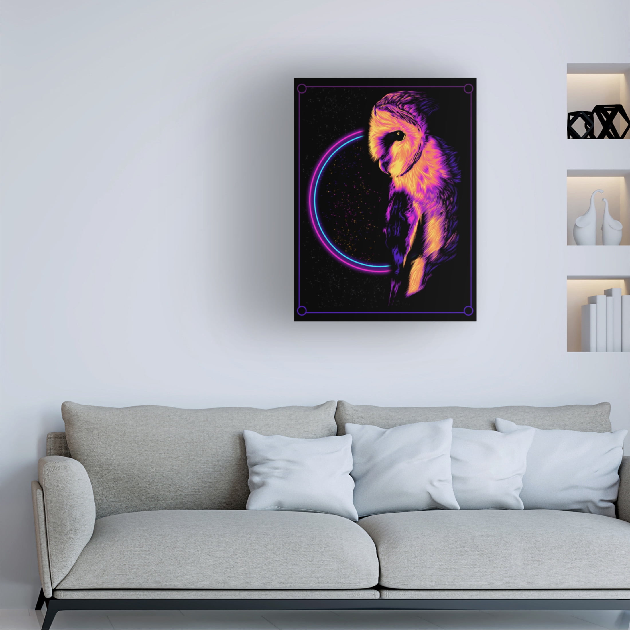 Trademark Fine Art Hastaning Bagus Penggalih Serenity Canvas Wall Art