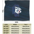thumbnail image 3 of University of St Thomas Fleece Blanket, Very Soft Microfiber Flannel Blanket for Couch Warm and Cozy for All Seasons, 3 of 6