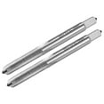 thumbnail image 1 of Uxcell 2-Pack M6x0.75mm Punta de rosca métrica, acero de alta velocidad, longitud de 70mm, herramienta de roscado de hilo recto de mano derecha, 1 of 7