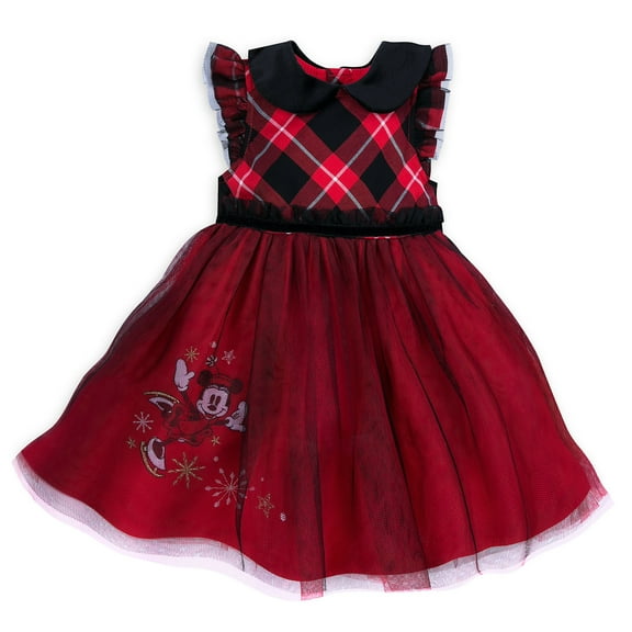 Disney Baby Girl's Minnie Mouse Dress for Holiday Christmas