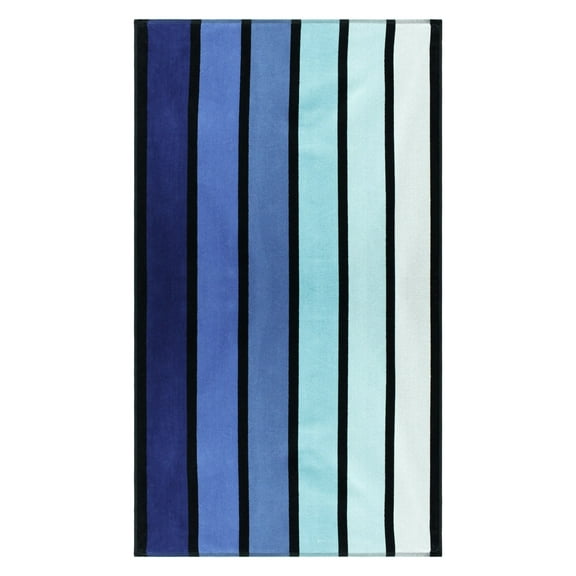 Impressions Ludwig Striped Cotton Oversized Beach Towel