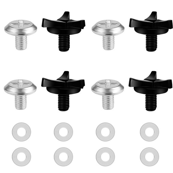 Motorcycle Helmets Attachment Screws With Rubber Washers, & With Locking Screws Essential Helmets Mounting Accessories