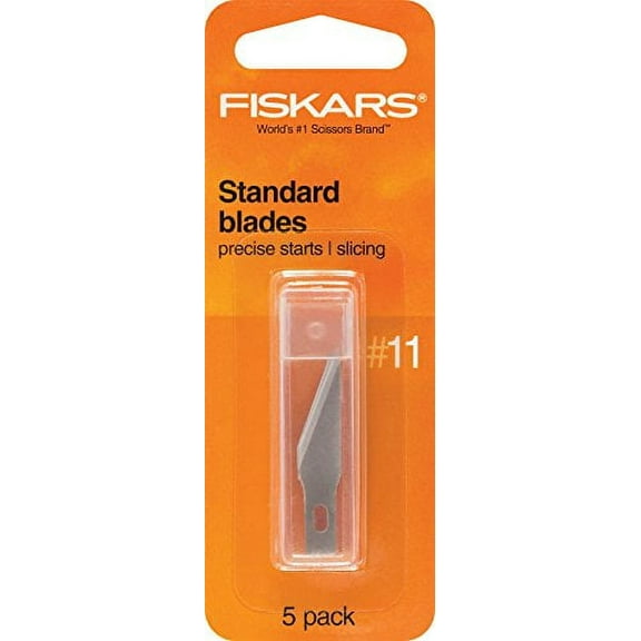 Fiskars 196010-1006 Standard Number 11 Blades, 5 Pack, Orange