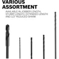 thumbnail image 5 of Bosch Genuine 6 pc. 19/64" x 4-3/8" Fractional Jobber Black Oxide Drill Bits - 2610037879, 5 of 5