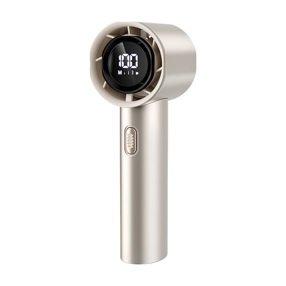 ChicYu Turbine Handheld Fan USB Charging Portable Mini Turbine Airflow Device Cool Gadget Fast Rechargeable Battery Operated Cool System Compact Travel Companion
