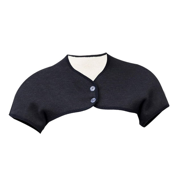 Calentador De Hombros Sunnimix Chaleco Más Grueso Abrigo Cálido Para Dormir En Interiores Al Aire Libre Hombres mujeres XL hombrera