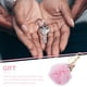 thumbnail image 5 of GOOHOCHY Llavero de bola mullida con perlas incrustaciones de cadena de llavero para el bolso de las mujeres / teléfono móvil / colgante del coche (rosa), 5 of 7