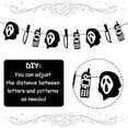 thumbnail image 7 of Halloween Horror Movie Happy Birthday Banner Halloween Scary Movie Birthday Party Decorations Killer Birthday Banner Telephones Ghost Garland for Halloween Movie Night Birthday Party Decor Supplies, 7 of 7