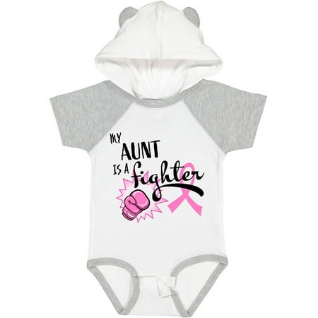 

Inktastic My Aunt is a Fighter- Breast Cancer Awareness Gift Baby Boy or Baby Girl Bodysuit