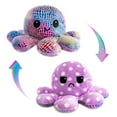 thumbnail image 1 of Peluche Pieuvre / Peluche Pieuvre Réversible / Jouet d'Ambiance (Pois Lilas), 1 of 7