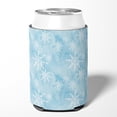 thumbnail image 2 of Watercolor Snowflake on Light Blue Can or Bottle Hugger, 2 of 5