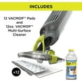 Restored Shark VM252P10 VACMOP Pro Cordless Hard Floor Vacuum Mop, LED