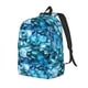 thumbnail image 1 of Disketp Blue Kyanite Mochila de Lona Estampada, Mochila Escolar de Viaje Ligera para Estudiantes y Portátil-Medium, 1 of 5