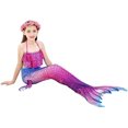 thumbnail image 5 of 3Pcs Mermaid Tails compatible Swimming compatible Girls Swimsuit Princess Bikini Costume Bathing Suits Set compatible Kids Gift_Gift Of G, 5 of 5