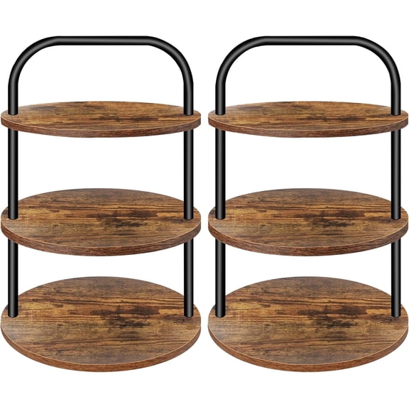 Cupcake Stand for 100 Cupcakes, Wooden 3 Tier Large Cake Stand for Party Display Farmhouse Decor