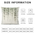 thumbnail image 5 of COMIO  Green Plants Throw Pillow Cover Green Leaf Decorative Pillowcase Square Farmhouse Country Pillow Case Cushion Covers for Home Bedroom Office Sofa Car Couch Chair Decor, 5 of 5