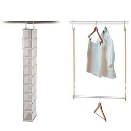 Neatfreak 843631109397 10 Shelf Organizer With Expandable Hanging