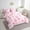 Light Pink, variant on Pink Cherry Bow Comforter Set 7 Piece Bed in a Bag Twin,Cute Silk Ribbon Bowknot Bedding Set,Princess Bow Tie Comforter and Sheet Set Dreamy Kawaii Bed Set,Girly Light Pink Room Decor Aesthetic