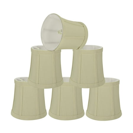 Aspen Creative 30362 6 Small Bell Shape Chandelier Clip On Lamp Aspen Creative 30362 6 Small Bell Shape Chandelier Clip On Lamp Shade Set