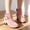 Pink, variant on Chunky Low Heel Ankle Booties for Girls Side Zipper Winter Warm Comfortable Dress Shoes Little Girl Leather Boots Red 4-4.5Years