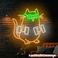 thumbnail image 4 of Handmadetneonsign Cute Cat Gym Neon Sign, Gym Led Light, Sports Room Wall Art Decor, Barbell Neon Sign 71085, 4 of 5