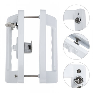 TALENO 1 Set Heavy Duty Aluminum Alloy Sliding Door Lock and Handle for Glass Doors