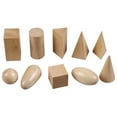 thumbnail image 1 of tredstone 10pcs/set Building Block Wooden Geometry Model Toy Children Manual Geometry Block Kid Educational Toy, 1 of 7