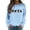 Z42-Light Blue, variant on Zhanying Black Cat Christmas Sweatshirt – Funny Graphic Holiday Pullover Cozy Gift for Cat Lovers Beige XXL