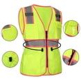 thumbnail image 2 of Chaleco de seguridad MZCYHCSD para mujer, cintura con cordón de alta visibilidad, talla S, 2 of 5