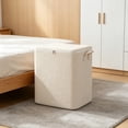 thumbnail image 6 of Lzobxe Large Capacity Cube Storage Organizer with Zippered Lid and Handles, Fabric Foldable Clothes Storage Bins for Bed Sheets, Pillows and Toys, 6 of 7