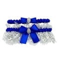 thumbnail image 2 of HNMKIU Elegant Bridal Lace Garter Belt with Elastic Thigh Band for Wedding Day Accessories Blue,One Size, 2 of 3