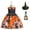 A dress with bag+hat, variant on Kids Girls Halloween Costume Dress Ghost Pumpkin Skull Printed Fancy Dress Up Cosplay Party Outfits