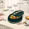thumbnail image 2 of Pinnacle Insulated Oval Casserole Dish 3.15 qt Hot Pot Food Warmer/Cooler – Dark Pine, 2 of 9