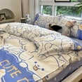 thumbnail image 1 of Sanrio hello kitty bedding set Girl Quilt Cover Student Dormitory Bed Sheet Pillowcase cotton wadding children bedding bag RJ, 1 of 7