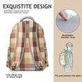 thumbnail image 5 of Geometric Shapes Texture Trendy Backpack for Students and Teachers, Large Capacity Laptop Bookbag with Compartments, School Work or Campus Daypack Gift Idea, 5 of 6