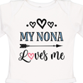 thumbnail image 4 of Inktastic My Nona Grandma Loves Me Girls Girls Long Sleeve Baby Bodysuit, 4 of 5