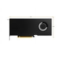 thumbnail image 2 of PNY NVIDIA Quadro RTX A4000 Graphic Card - 16 GB GDDR6 - 7680 x 4320 - 735 MHz Core - 1.56 GHz Boost Clock - 256 bit Bus Width - PCI Express 4.0 x16 - DisplayPort - 4 x DisplayPort, 2 of 8