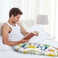 thumbnail image 4 of Uemuo Summer Animal Pattern Men's Wide Leg Palazzo Lounge Pants with Pockets Light Weight Loose Comfy Casual Pajama Pants-XX-Large, 4 of 9