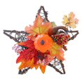 thumbnail image 1 of Halloween Star Artificial Pumpkin Maple Leaf Rattan Pendant Home Party Ornament, 1 of 6