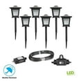thumbnail image 2 of Hampton Bay HD33678BK Low Voltage Black Outdoor Integrated LED Landscape Path Light (6-Pack Kit), 2 of 2
