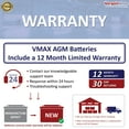 thumbnail image 2 of VMAX XTR6-235 6 Volt 235Ah AGM Deep Cycle Group GC2 Battery replacement for Interstate GC2-HD, 2 of 3