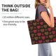 thumbnail image 2 of Disketp Gold Glitter Heart Bolsa Tote Estampada para Mujer, Bolso de Hombro y de Mano para Compras y Viajes, 2 of 8