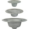 Peerless Mesh Drain Strainer Assortment, 3pc. Includes strainers for Lav , Bathtub and Kitchen.
