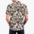 thumbnail image 6 of Cauagu Dreamcatcher Print Men's Polo Shirts, Short-Sleeve Polo Shirts for Men Performance Golf Shirt Athletic Casual Collared T-Shirt-Large, 6 of 8