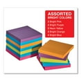 thumbnail image 5 of Universal UNV35610 100 Sheet 3 in. x 3 in. Self-Stick Note Pads - Assorted Bright Colors (12/Pack), 5 of 6