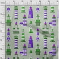 thumbnail image 3 of oneOone Velvet Medium Purple Fabric Sea Lighthouse Sewing Material Print Fabric By The Yard 58 Inch Wide, 3 of 5