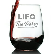 Bevvee Stemless Wine Glass 17 oz Lifo The Party Gifts for Wine Enthusiasts Wine Glasses